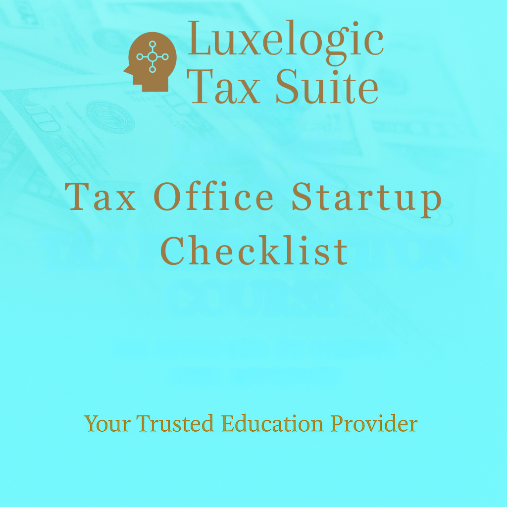 Tax Office Startup Checklist