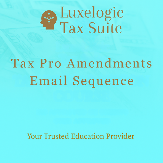 Tax Pro Amendments Email Sequence